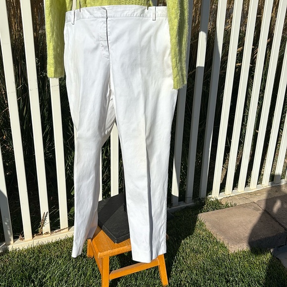 Tory Burch Pants - Tory Burch Size 14 Cotton Off White Trouser Pants